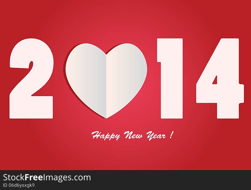 I Love 2014 - Happy New year