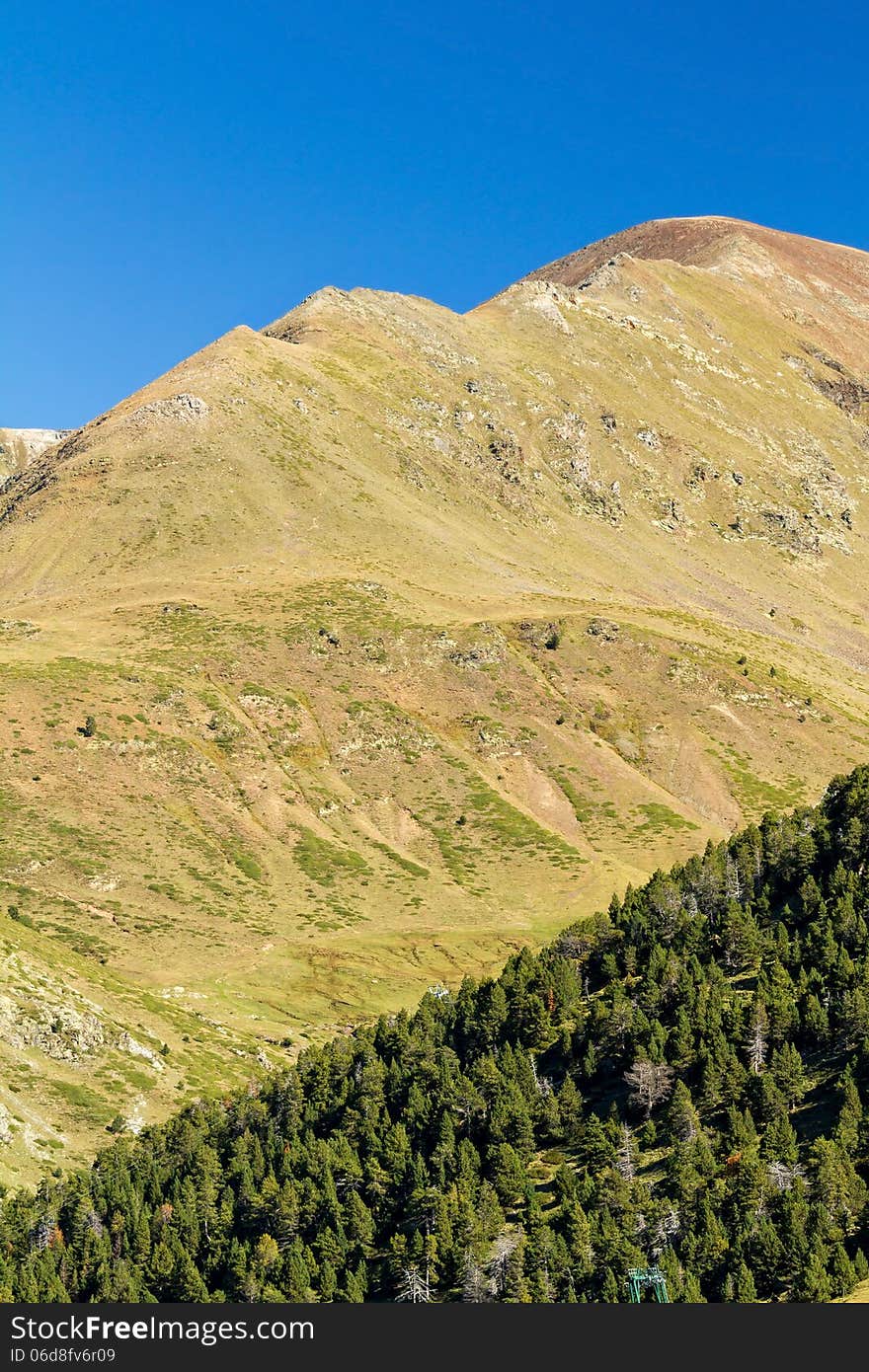 Beautiful mountain peaks in Spain (Pyreness)