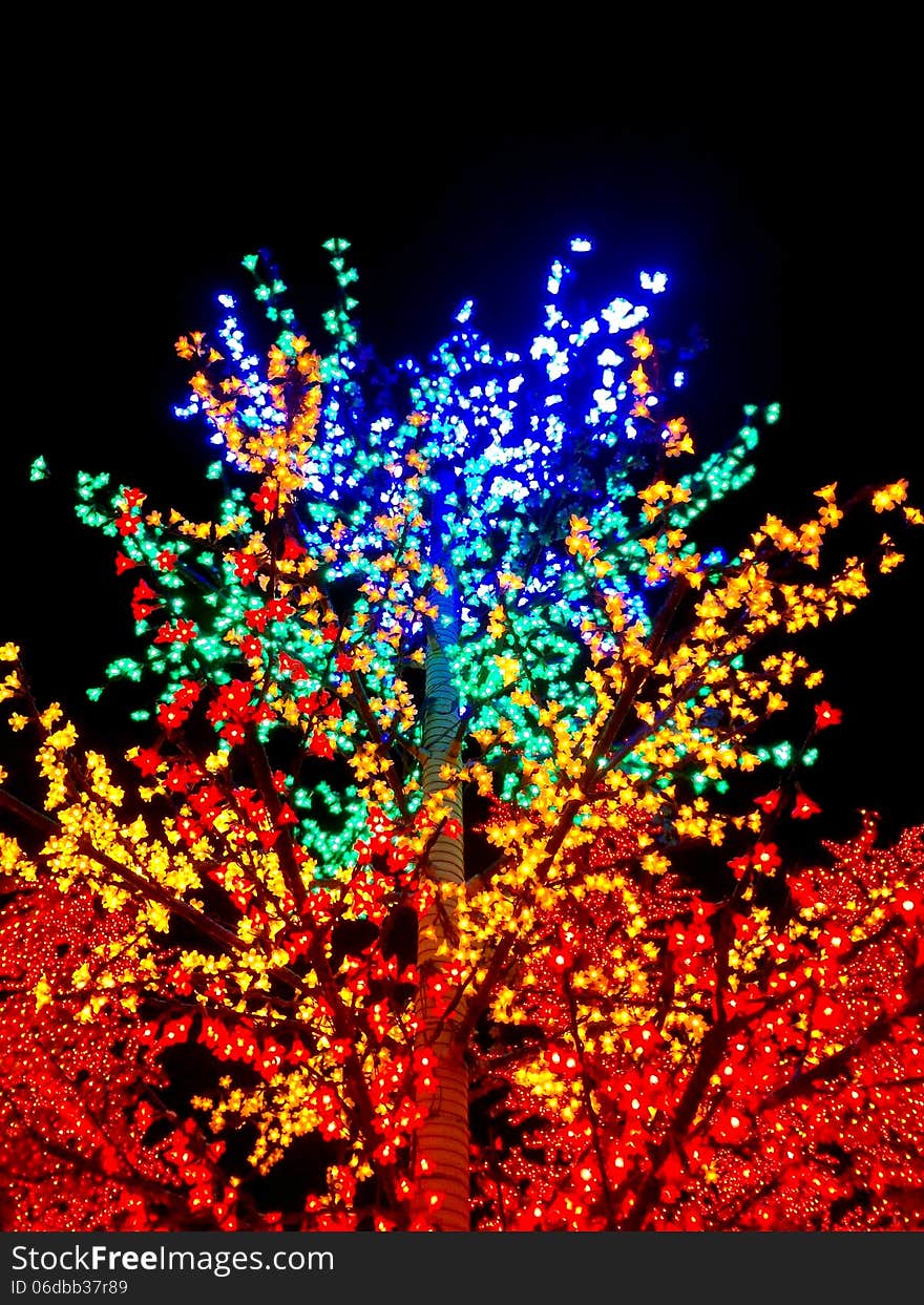 LED flower tree