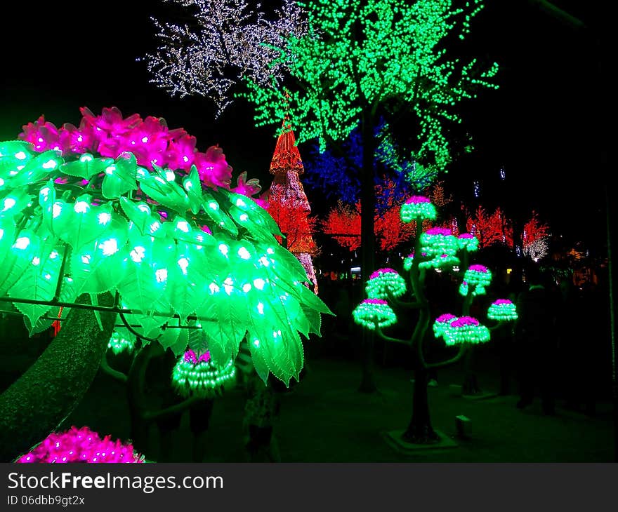 LED Flowers Trees