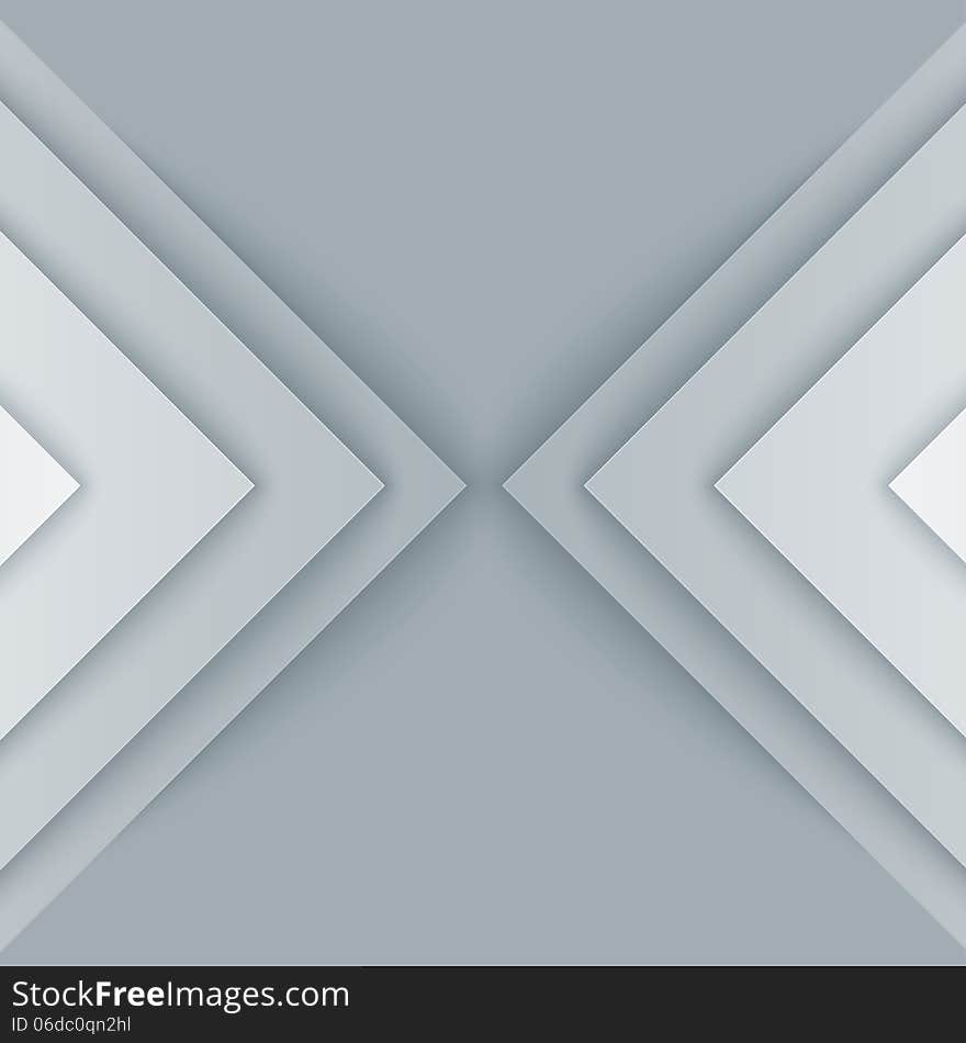 Abstract gray and white triangle shapes background