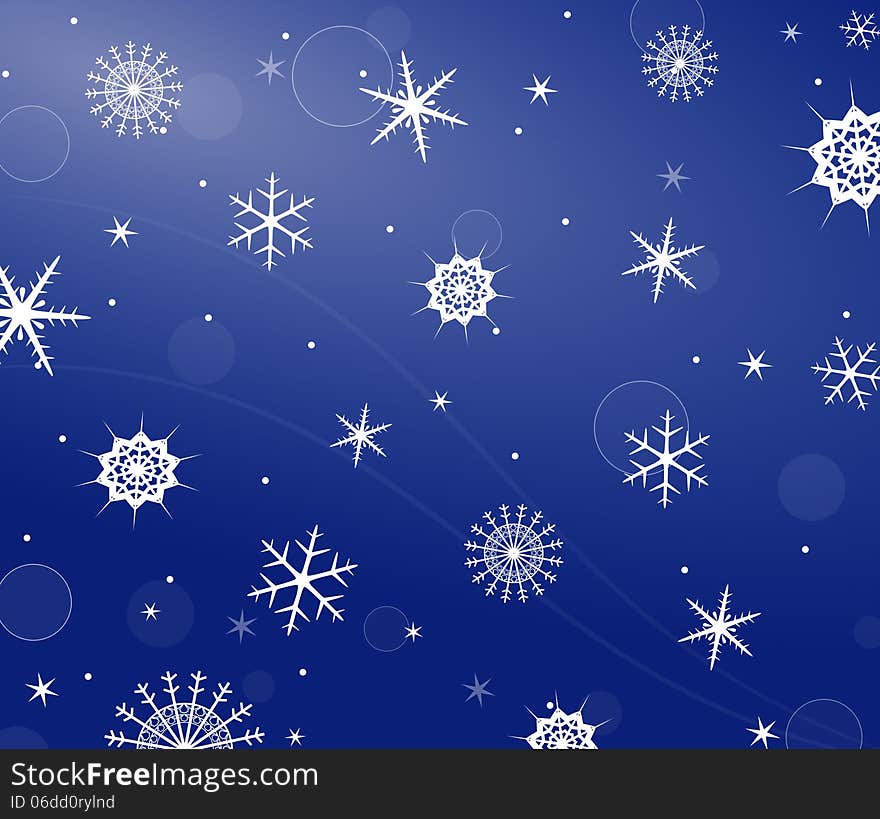 Snowflakes background