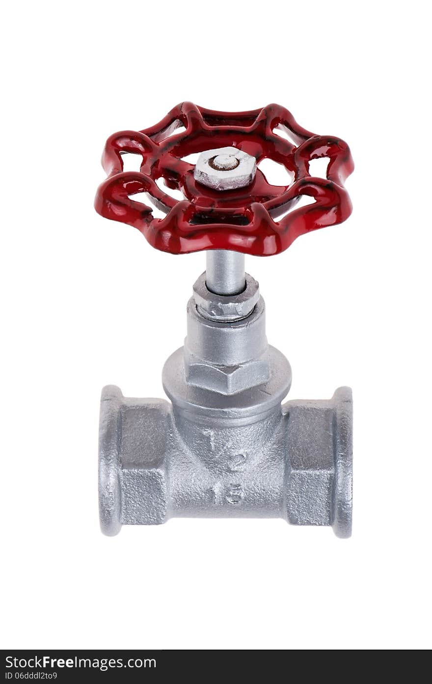 Valve On White Background