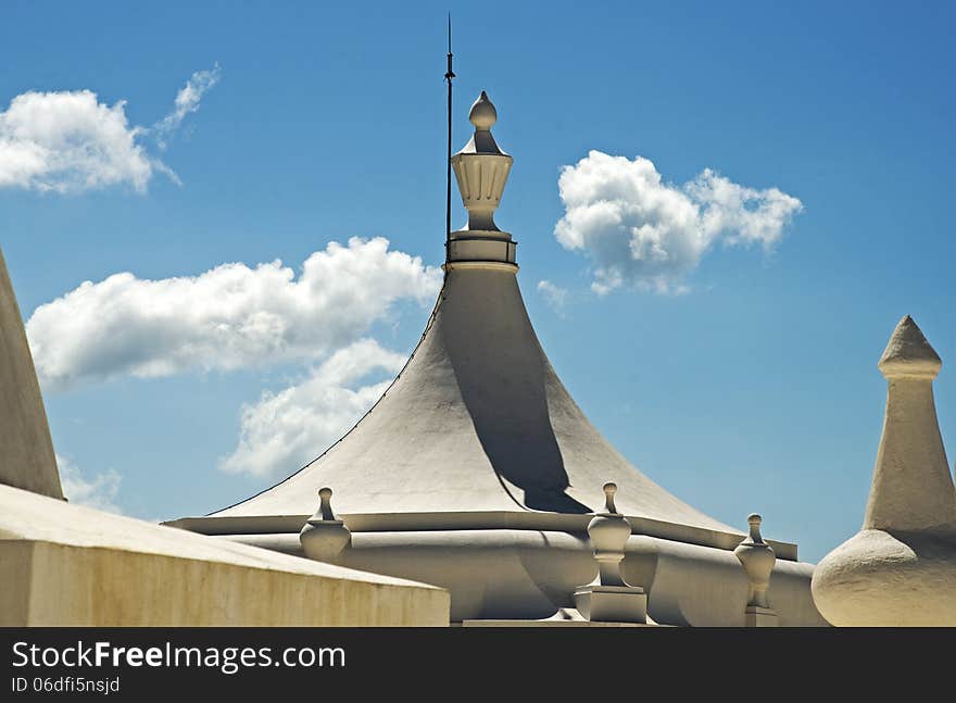 Convex cupola on a cathedral in Leon, Nicaragua. Convex cupola on a cathedral in Leon, Nicaragua