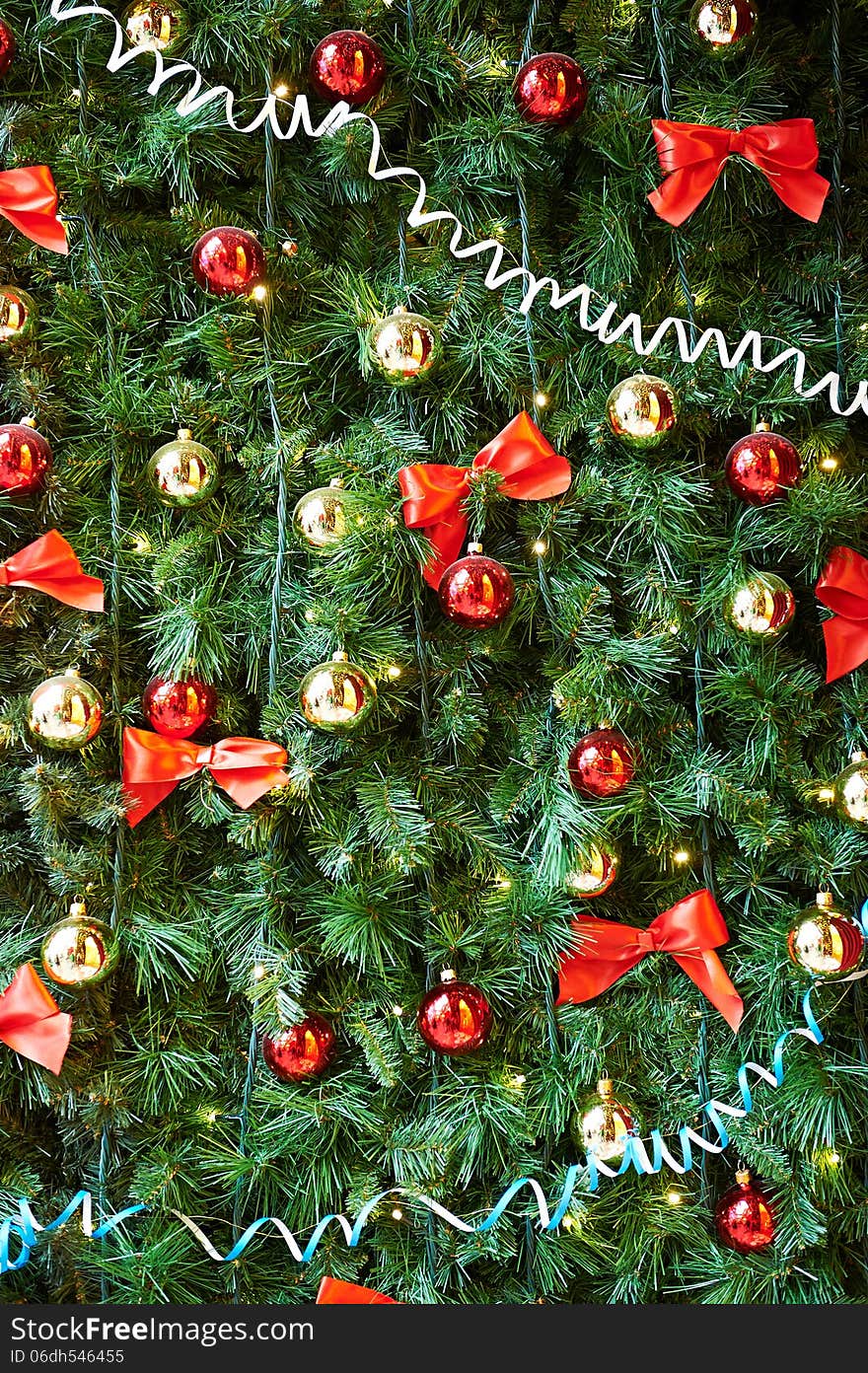 Christmas balls on the Christmas Tree