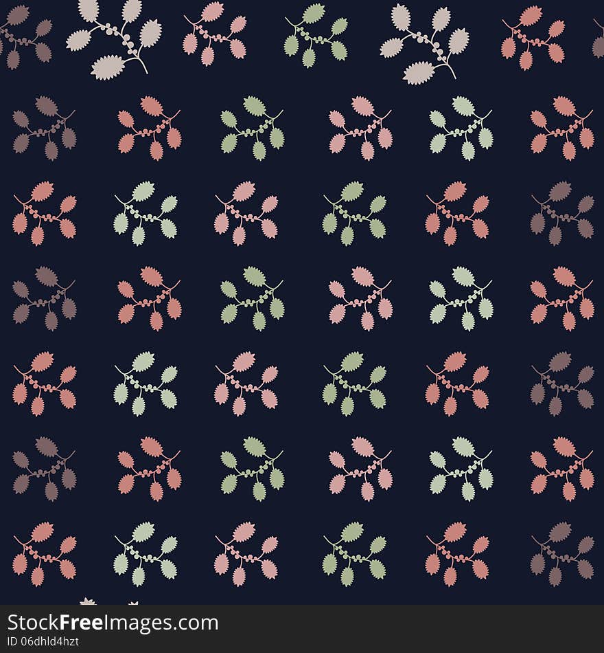 Floral seamless pattern and seamless pattern in sw