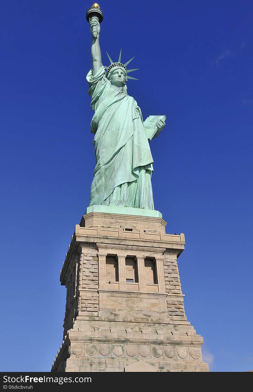 Liberty statue in New York. Liberty statue in New York