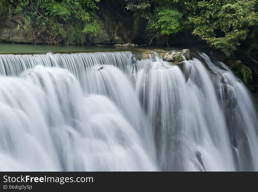 Beautiful waterfall in Taiwan