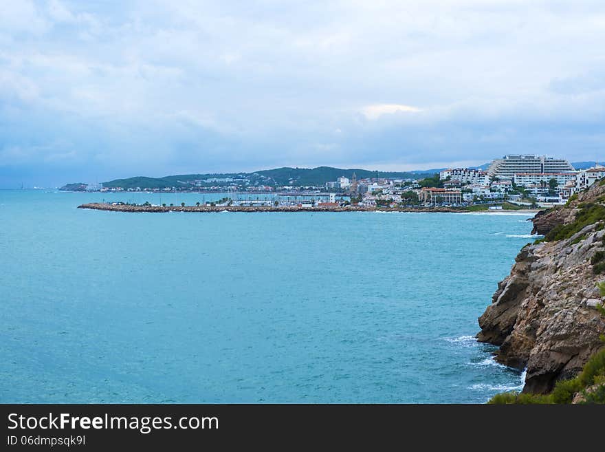 Beaches near Barcelona, Spain