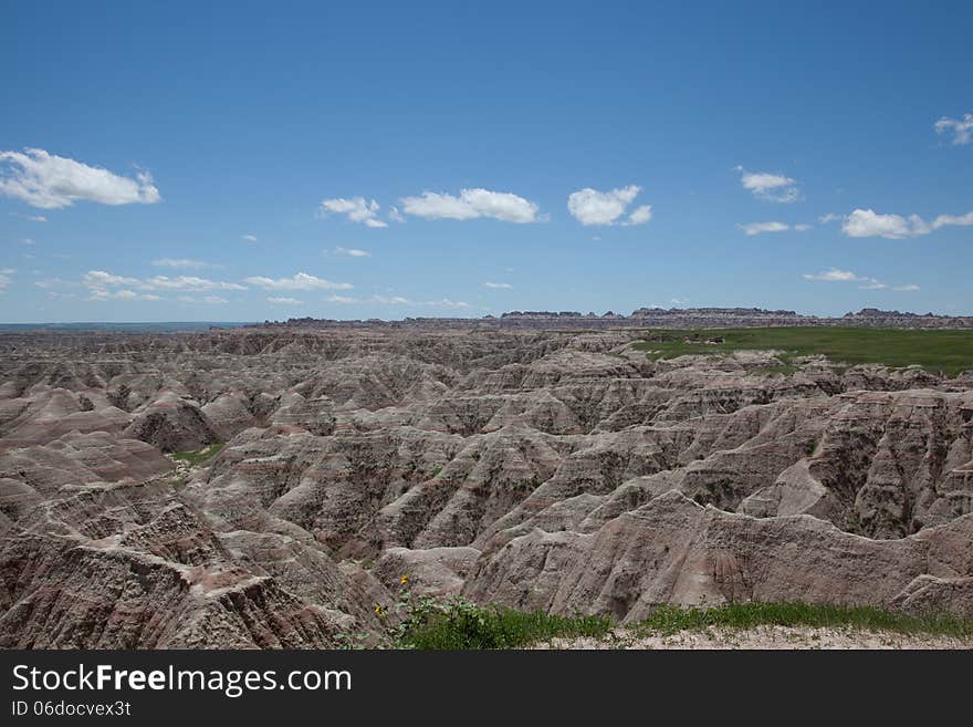 The beautiful Badlands of South Dakota. The beautiful Badlands of South Dakota