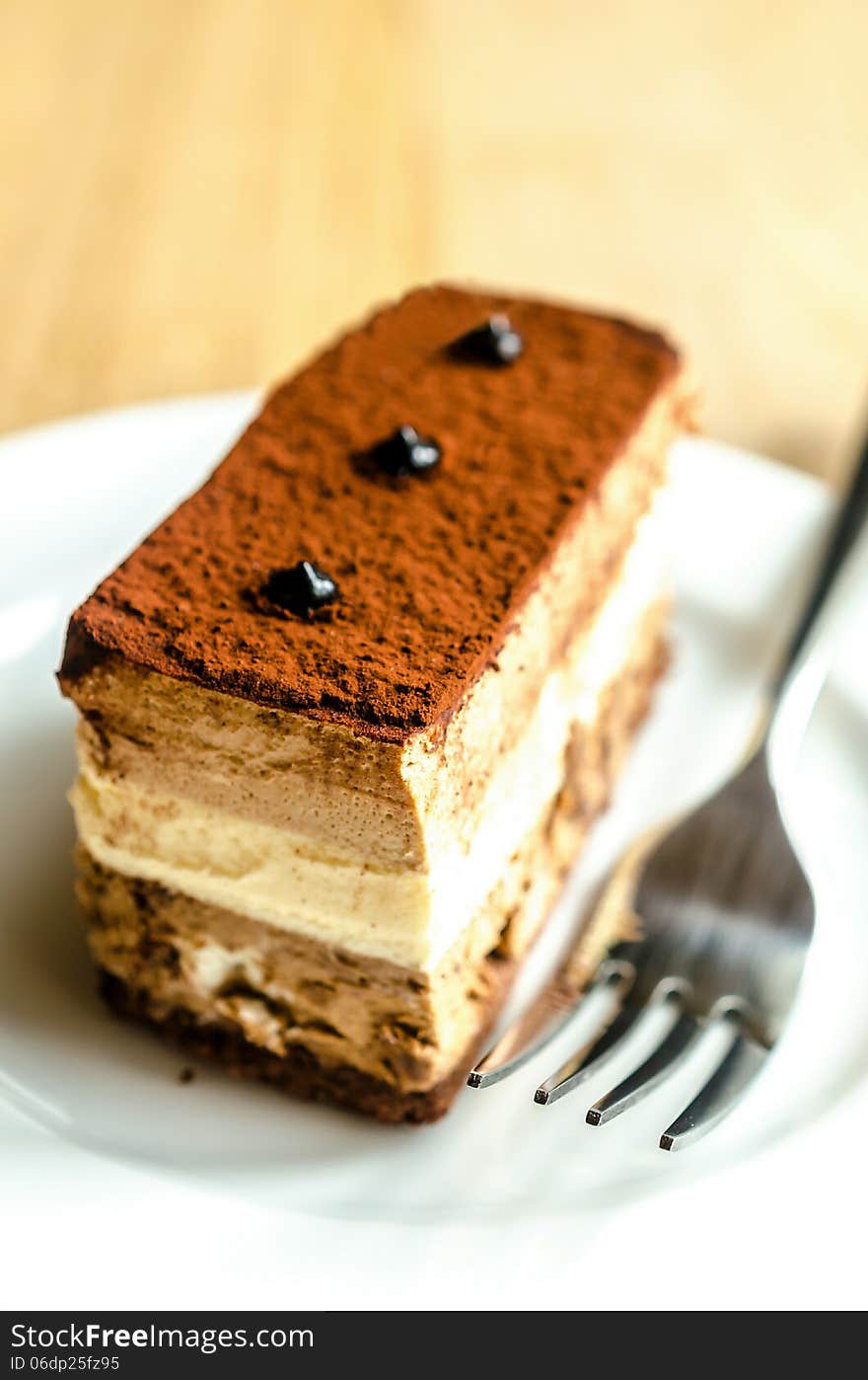 Triple Chocolate Mousse Cake