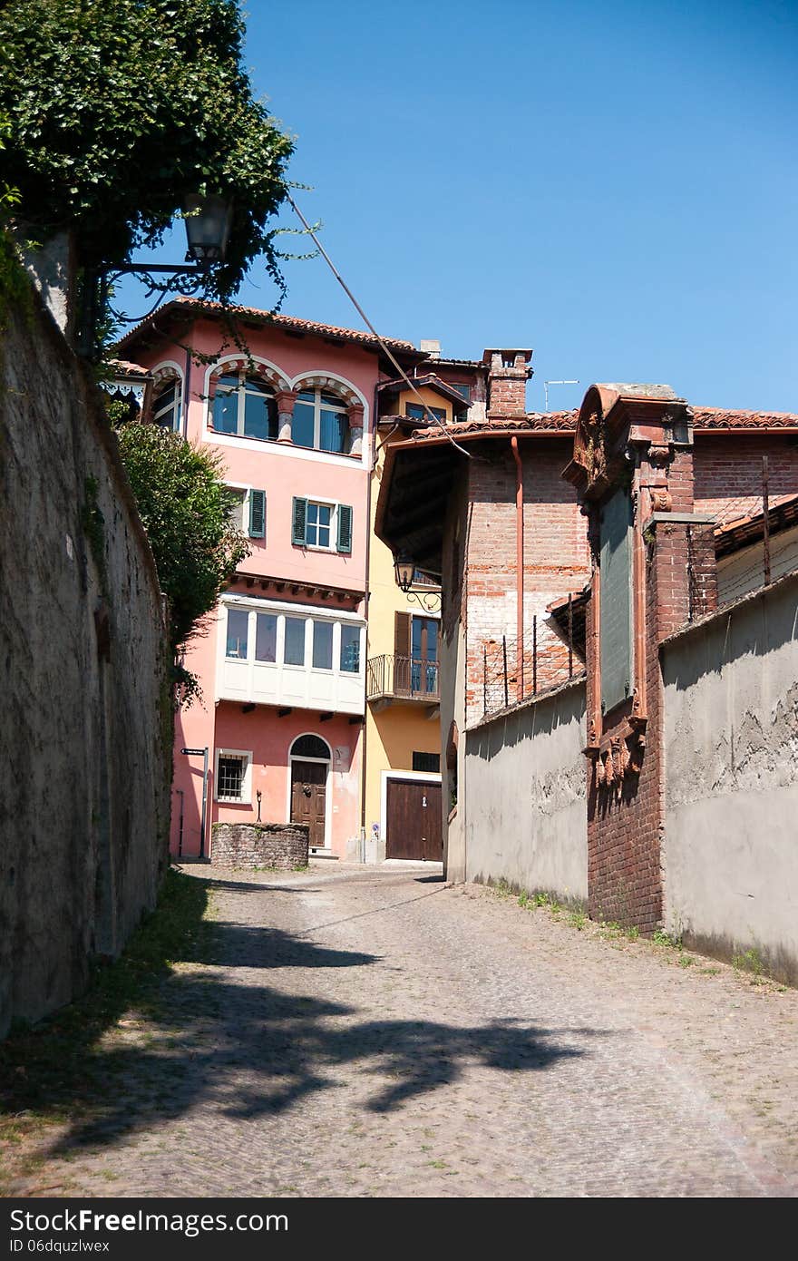 Historic pinerolo architecture italy old city. Historic pinerolo architecture italy old city