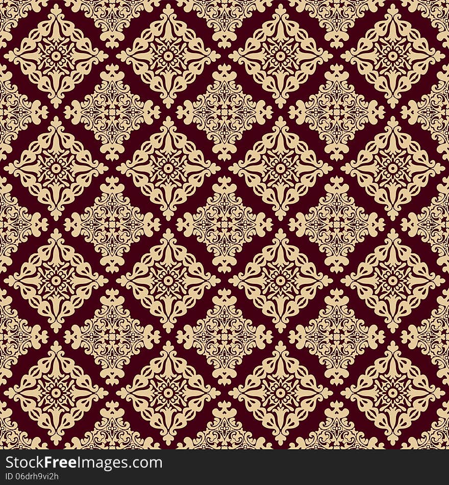 Damask Luxury seamless pattern