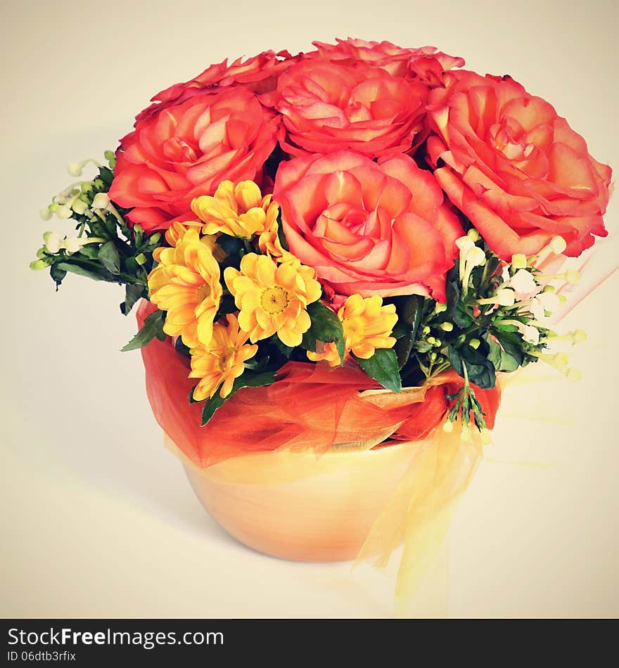 Flowers in a pot