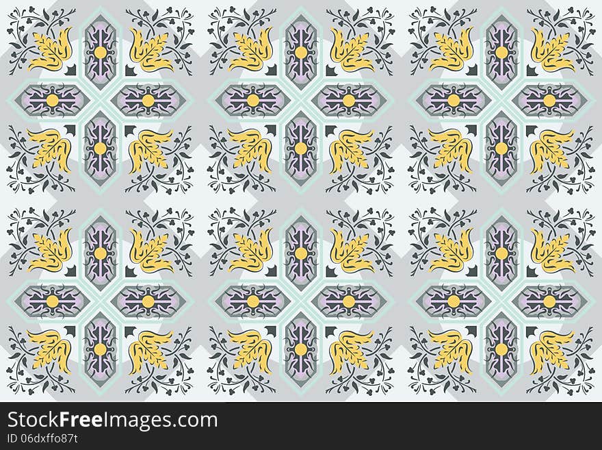 Seamless Vintage Pattern.EPS 8