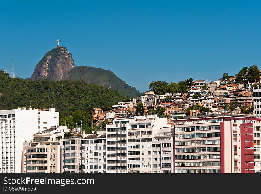 Panoramic view of Copacabana beach on a Sunny Summer Day in Rio de Janeiro, Brazil. Panoramic view of Copacabana beach on a Sunny Summer Day in Rio de Janeiro, Brazil.