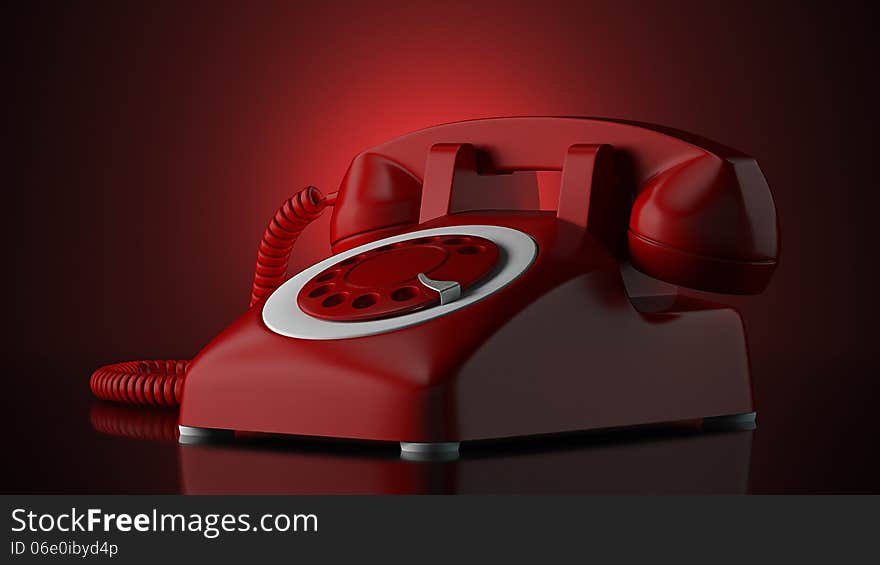 Red telephone