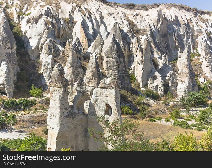 Rocks in Cappadocia