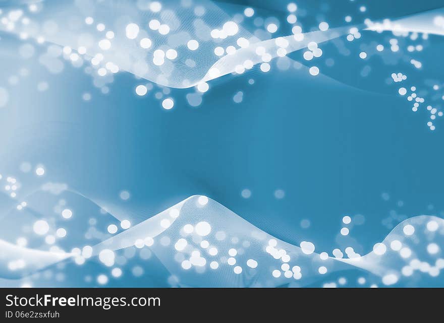 Abstract bokeh background with transparent lines