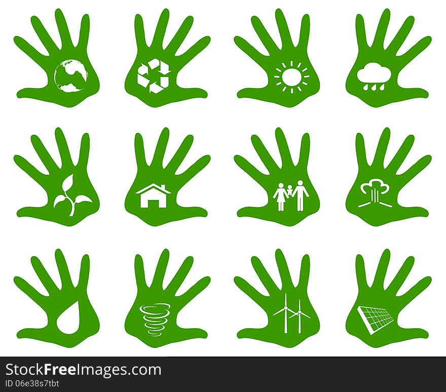 Palm eco icons