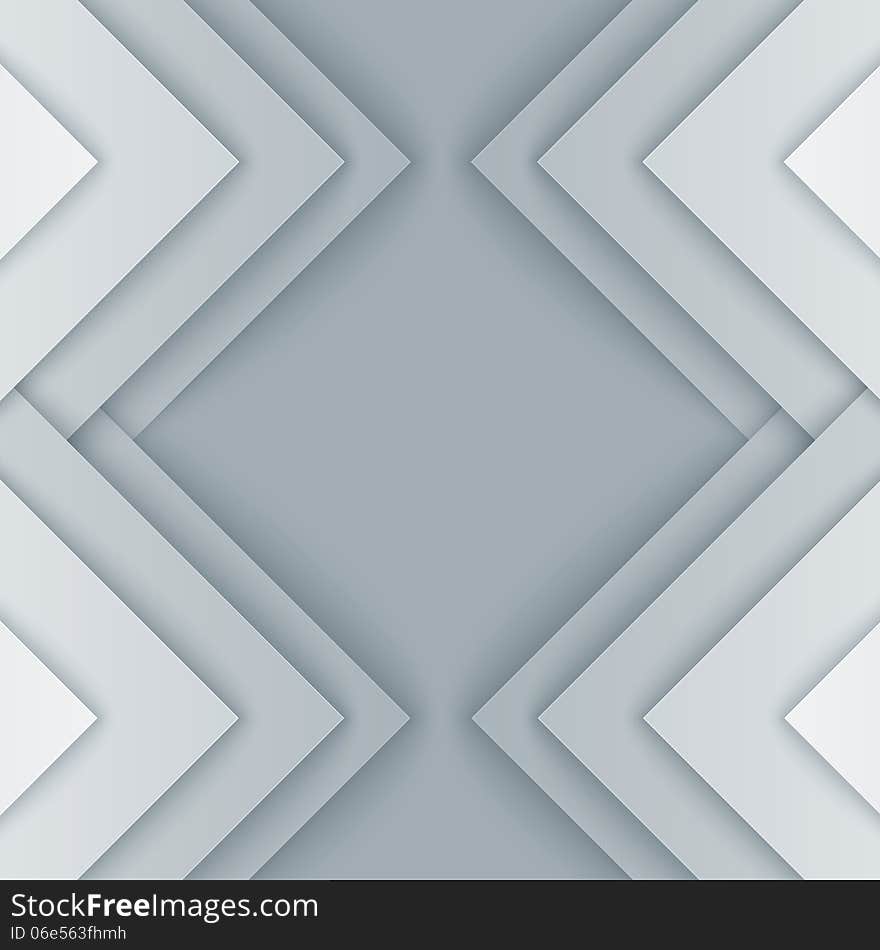 Abstract Gray And White Triangle Shapes Background