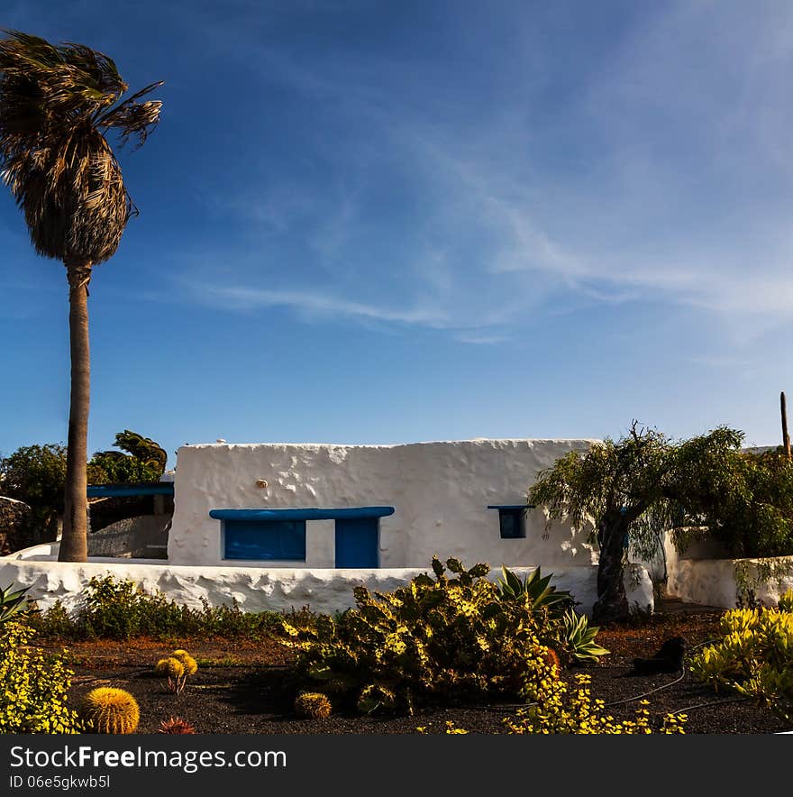 Lanzarote  White Typical House