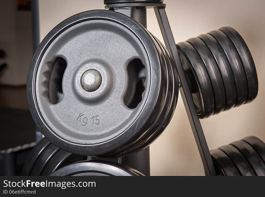 Barbell Plates Rack