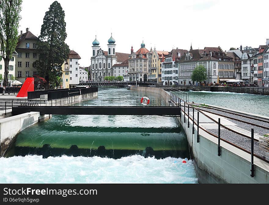 Luzern Panorama, Switzerland. april 2012