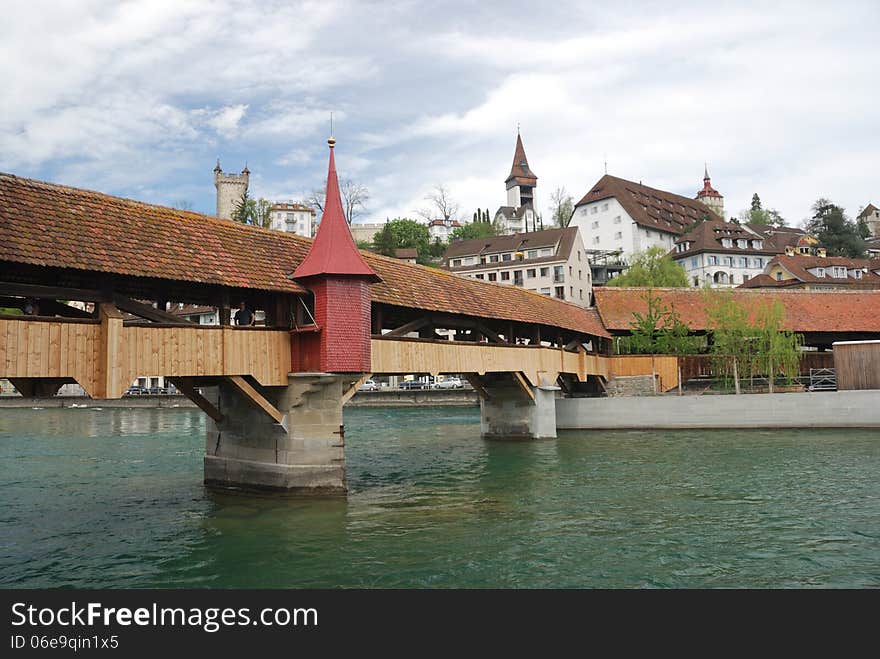 Luzern Panorama, Switzerland. april 2012