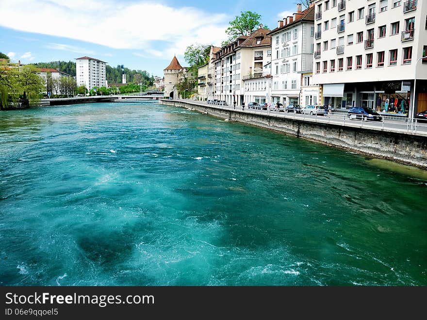 Luzern Panorama, Switzerland. april 2012