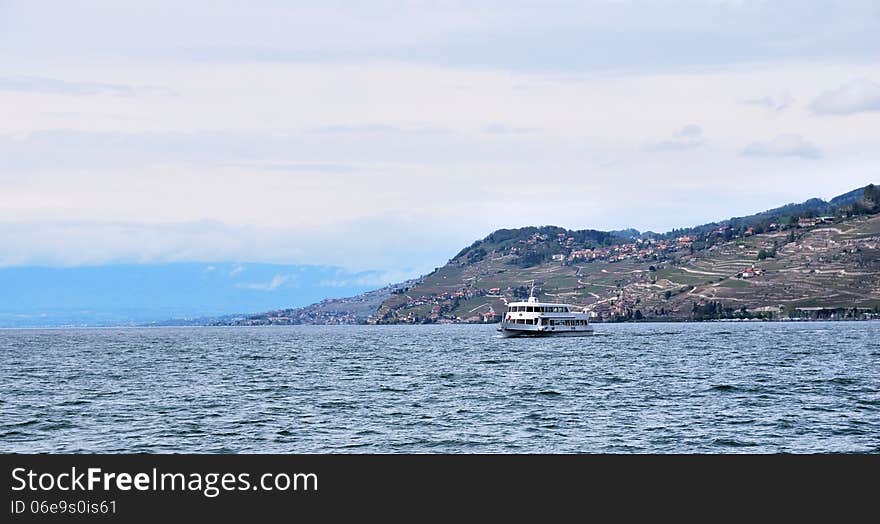 Lake Geneva, Switzerland. may 2012