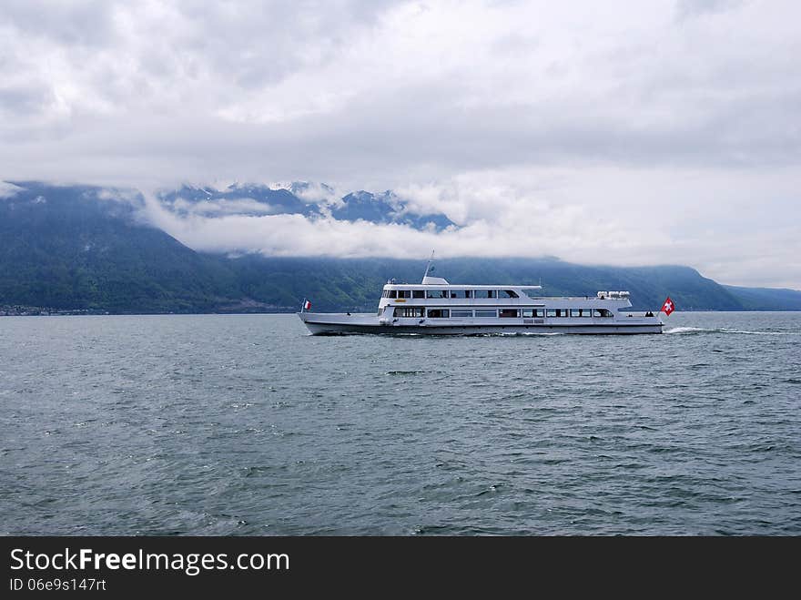 Lake Geneva, Switzerland. may 2012