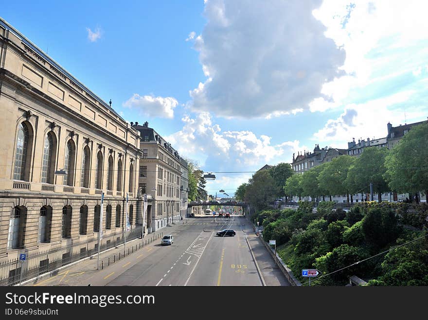 Geneva Panorama, Switzerland. May 2012