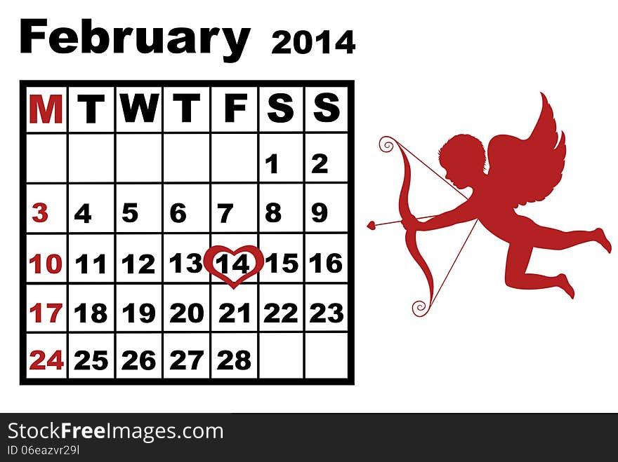 February Calendar 2014