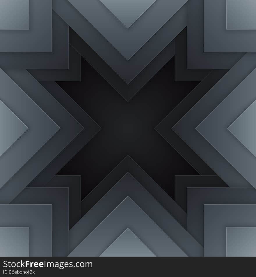 Abstract grey triangle shapes background