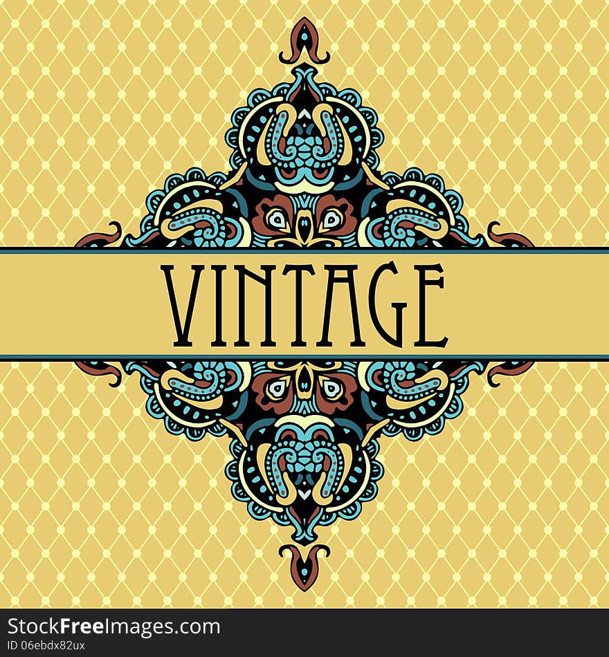 Elegance Luxury Vintage Vignette Design