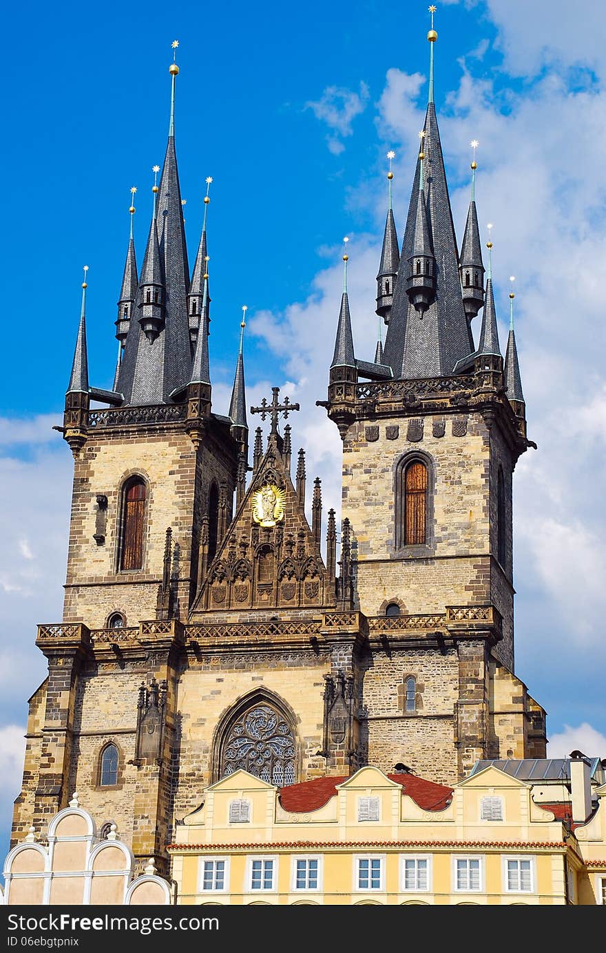 Church of Our Lady before Týn or Church of Mother of God in front of Týn, Prague