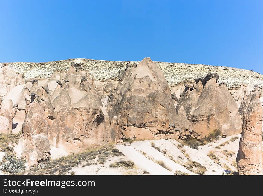 Rocks in Cappadocia