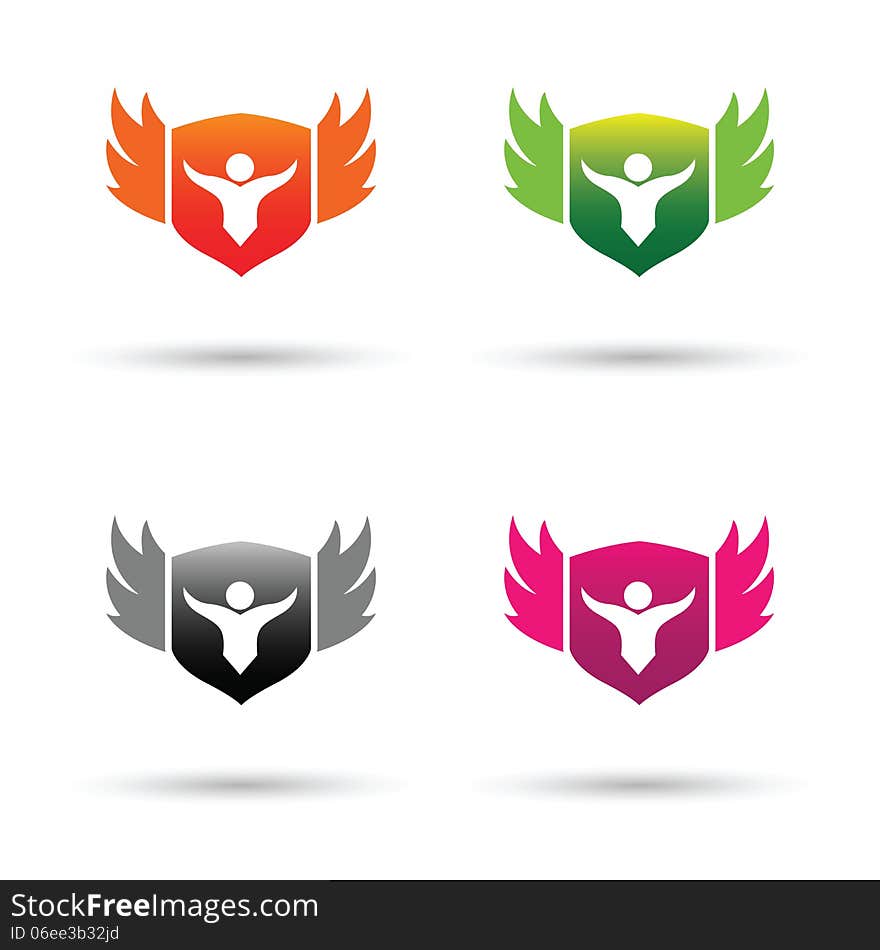 Shield logo and vector