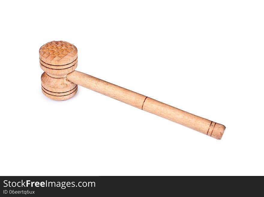 Wooden hammer