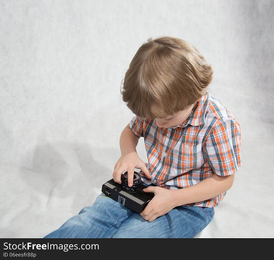 Boy with a camera