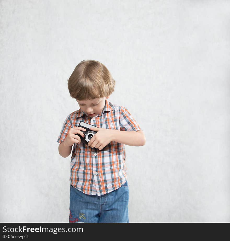 Boy with a camera