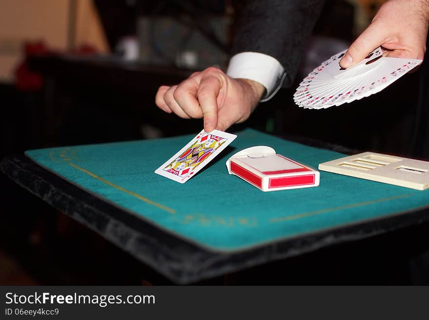 Jack of diamonds and Card Trick. Jack of diamonds and Card Trick