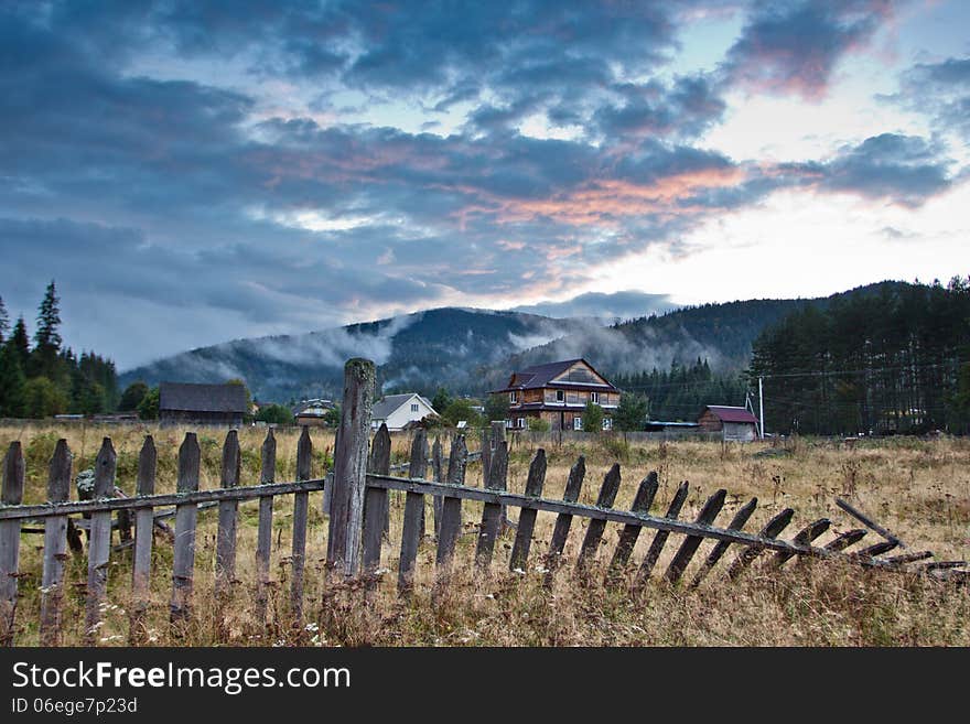 Village in the Carpathians