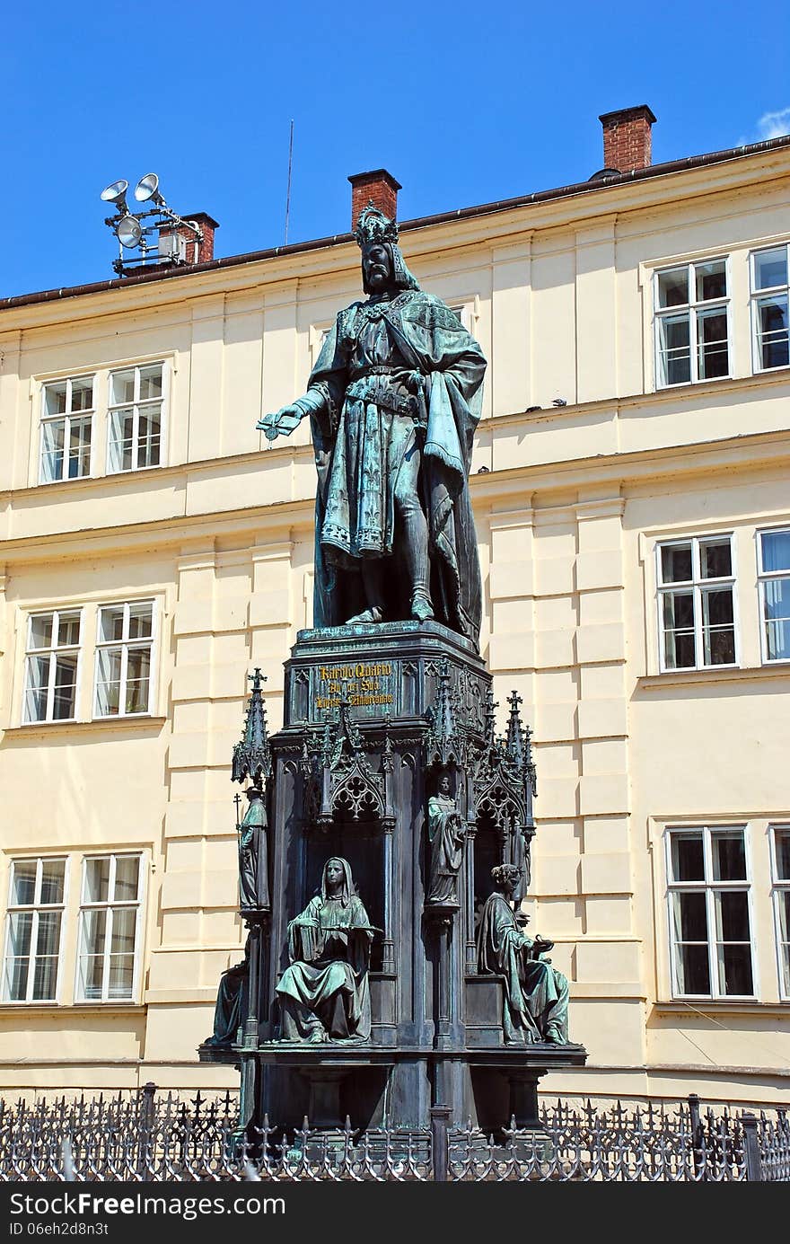 Monument to Charles IV in Prague