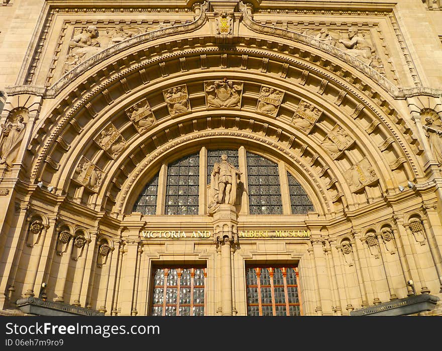 Natural History Museum facade - London