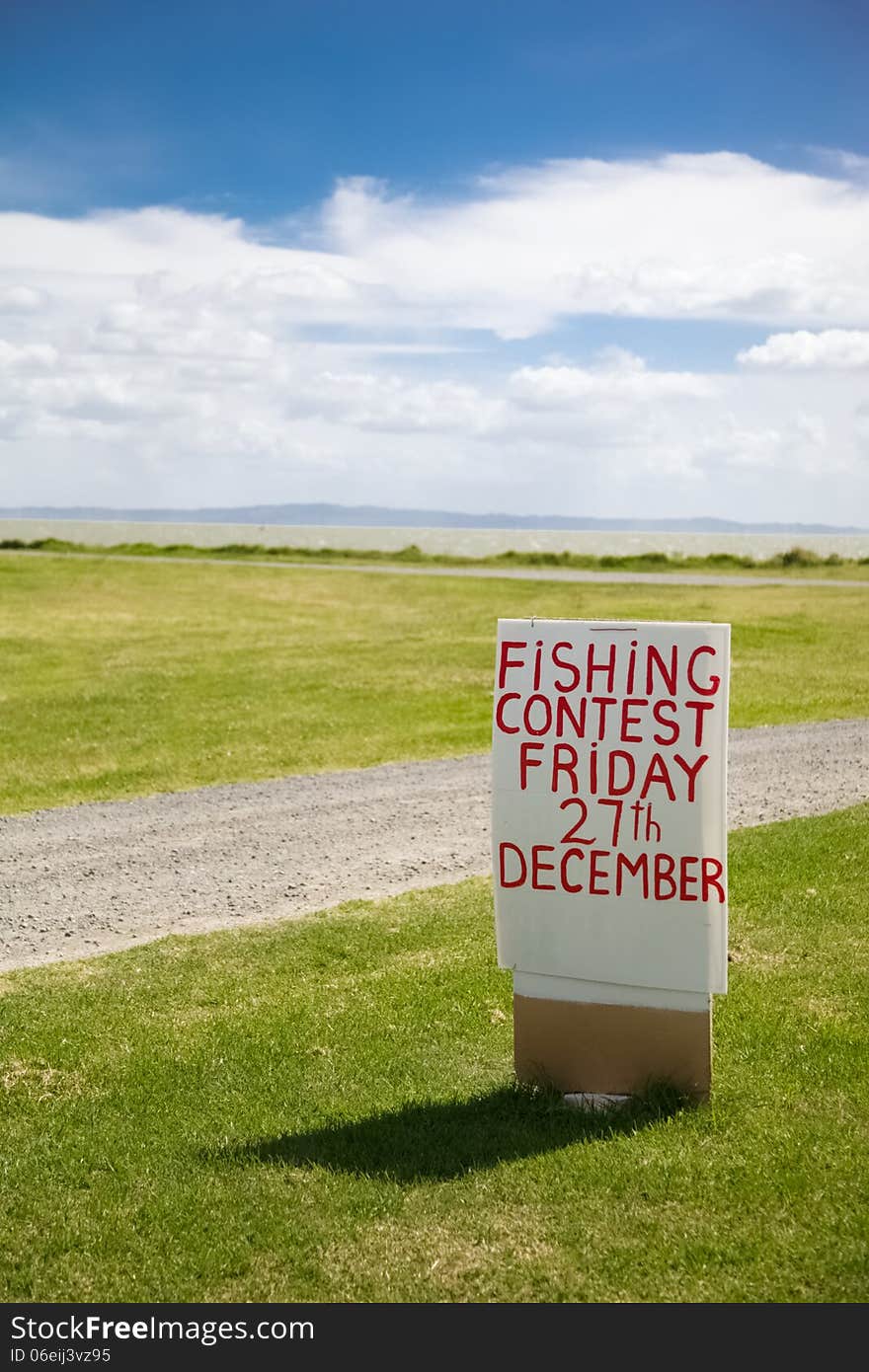 Fishing sign