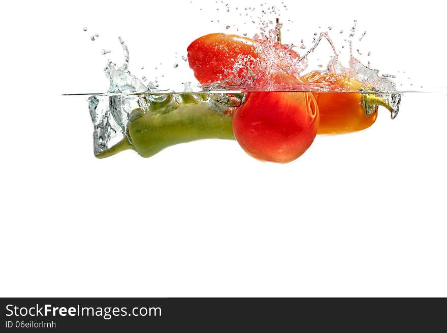 Splashing Tomatoes