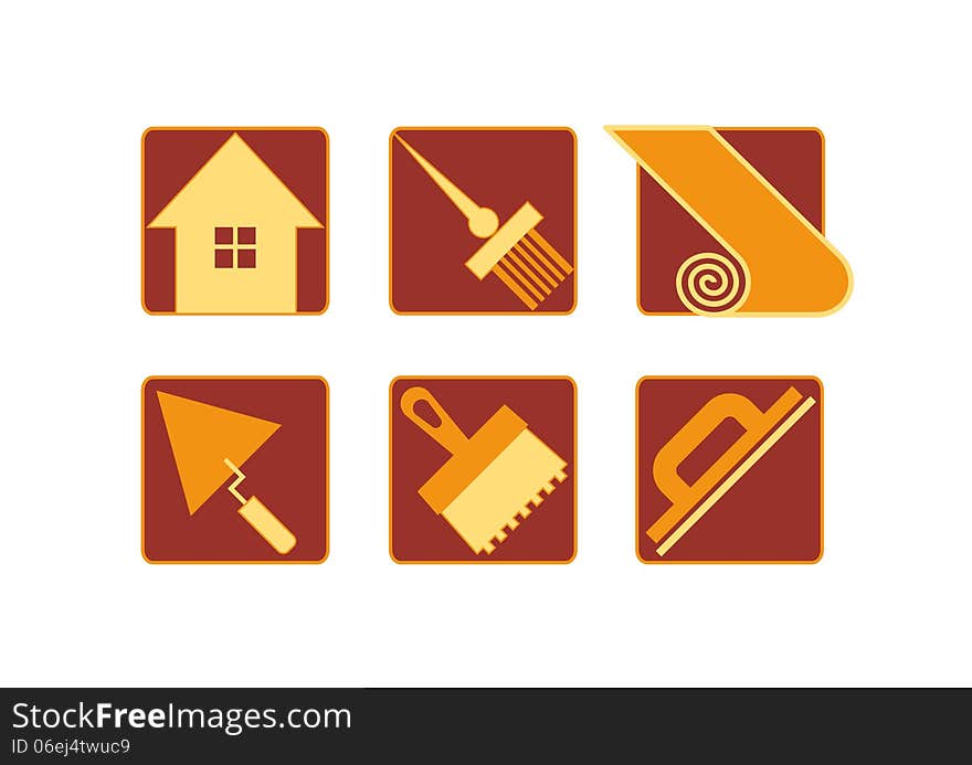 Home repair icons