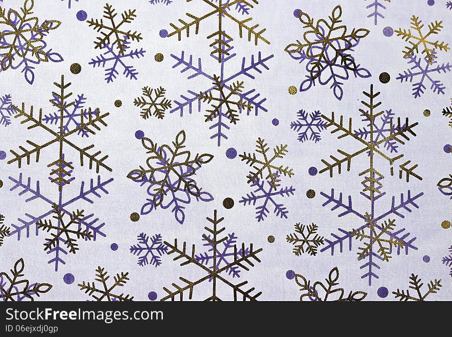 Christmas holiday background with snowflakes